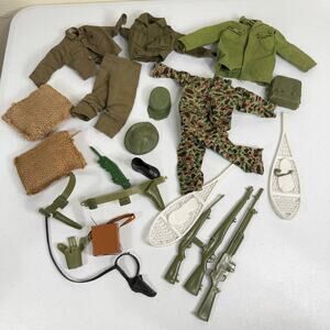 Vintage 60s GI Joe & Marx Stony Smith Clothing Fatigue Accessories Action Figure